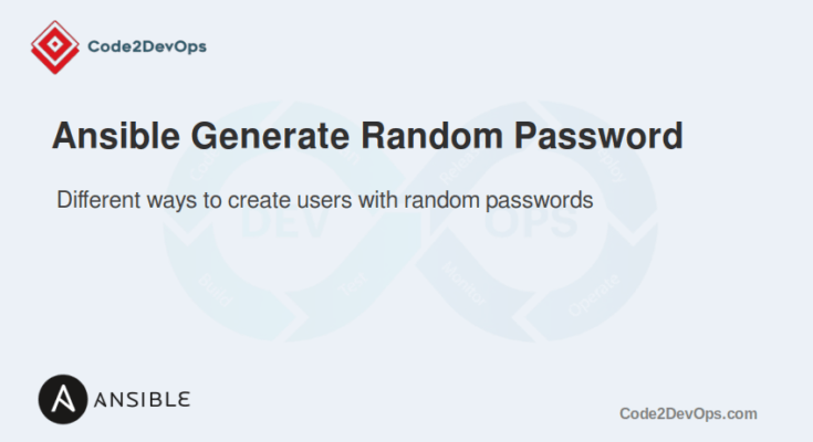 Ansible Generate Random Password