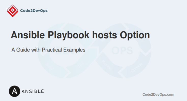 Ansible Playbook hosts Option with Examples