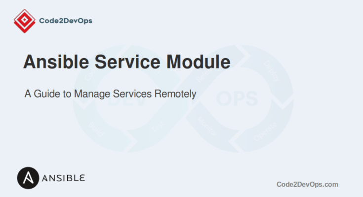 Ansible Service Module Example