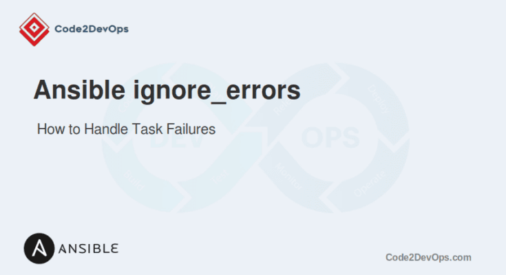 Ansible ignore_errors Example