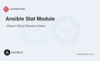 Ansible stat Module: Ansible Check if File or Directory Exists