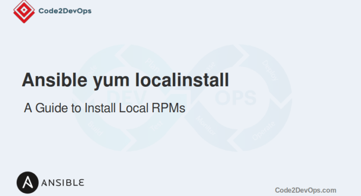 ansible yum localinstall